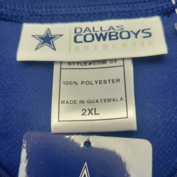 NWT Dallas Cowboys Jason Witten #82 Jersey Mens 2XL Navy Blue Mesh - Picture 7 of 11